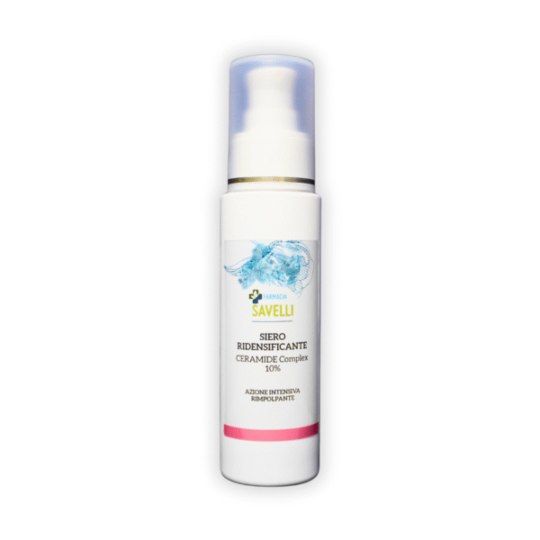 flacone da 50 ml di siero ridensificante di farmacia savelli piergiorgio